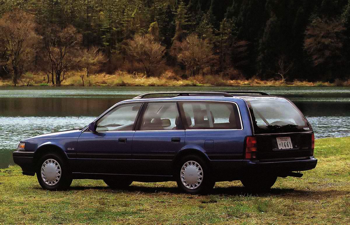 Mazda Capella 1987. Carrosserie, extérieur. Break 5-portes, 4 génération