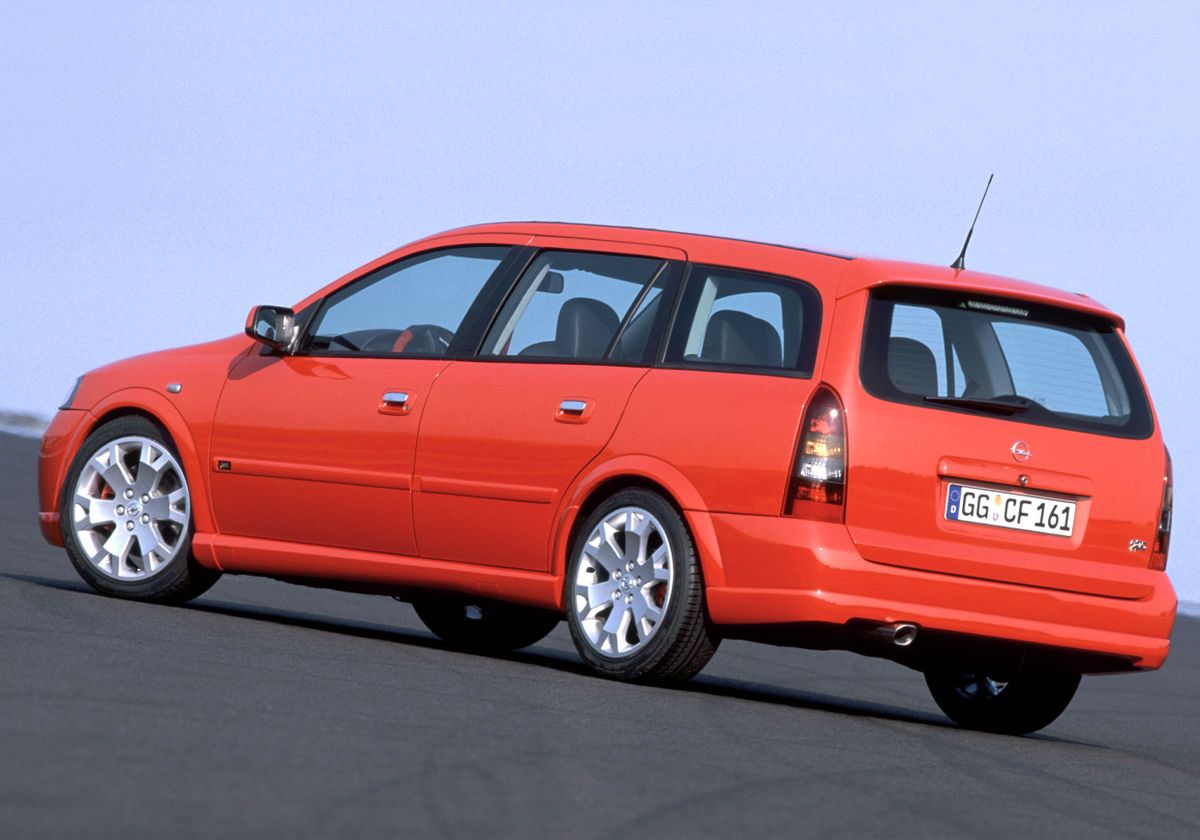 Opel Astra OPC 2002. Carrosserie, extérieur. Break 5-portes, 1 génération, restyling