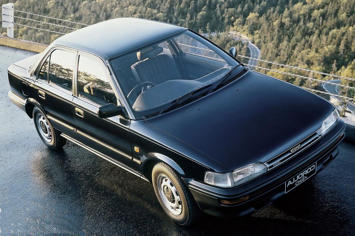 Тойота Королла 1987. Кузов, экстерьер. Седан, 6 поколение