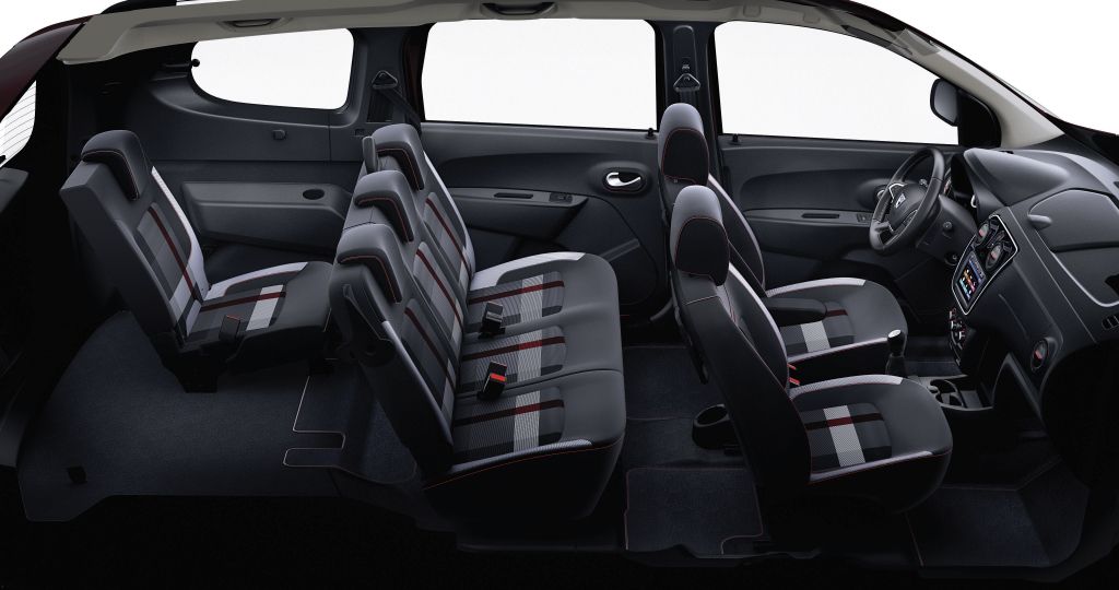Dacia Lodgy Stepway 2017. Interior. Minivan, 1 generation, restyling 1