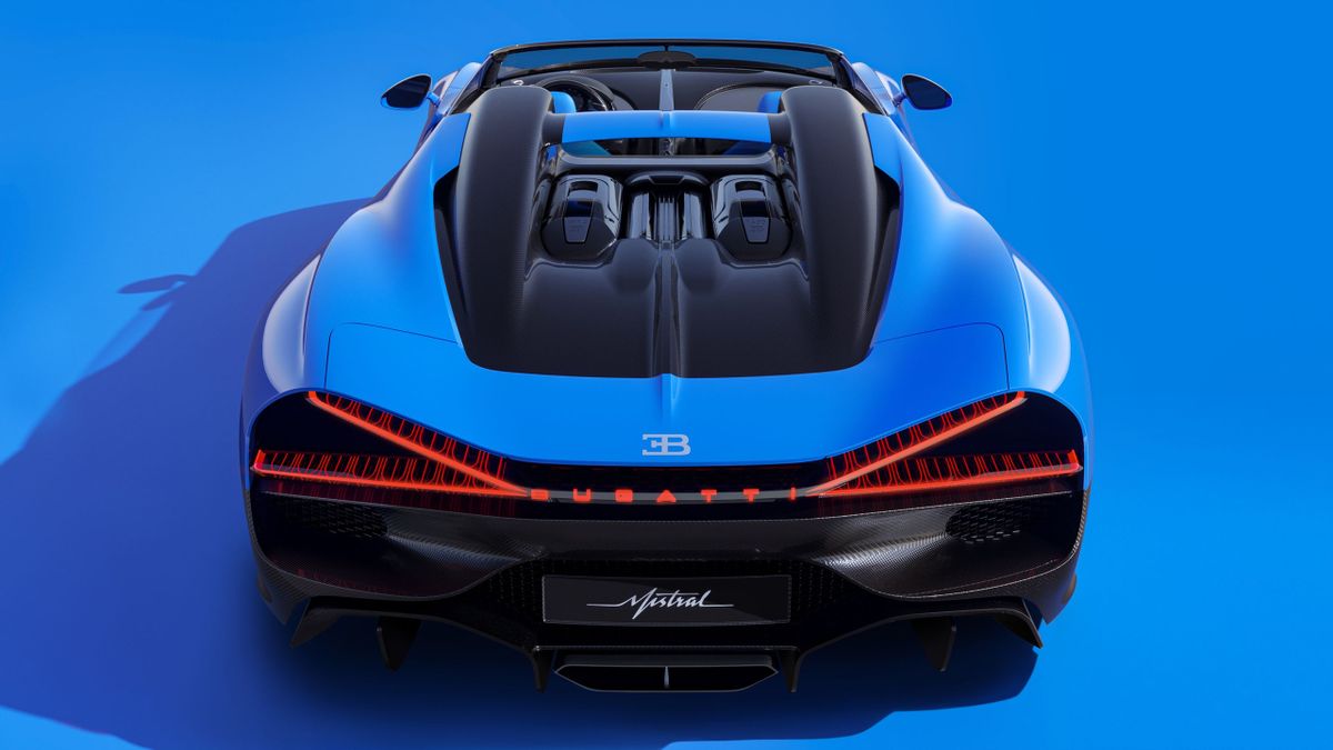 Bugatti Mistral 2024. Carrosserie, extérieur. Targa, 1 génération