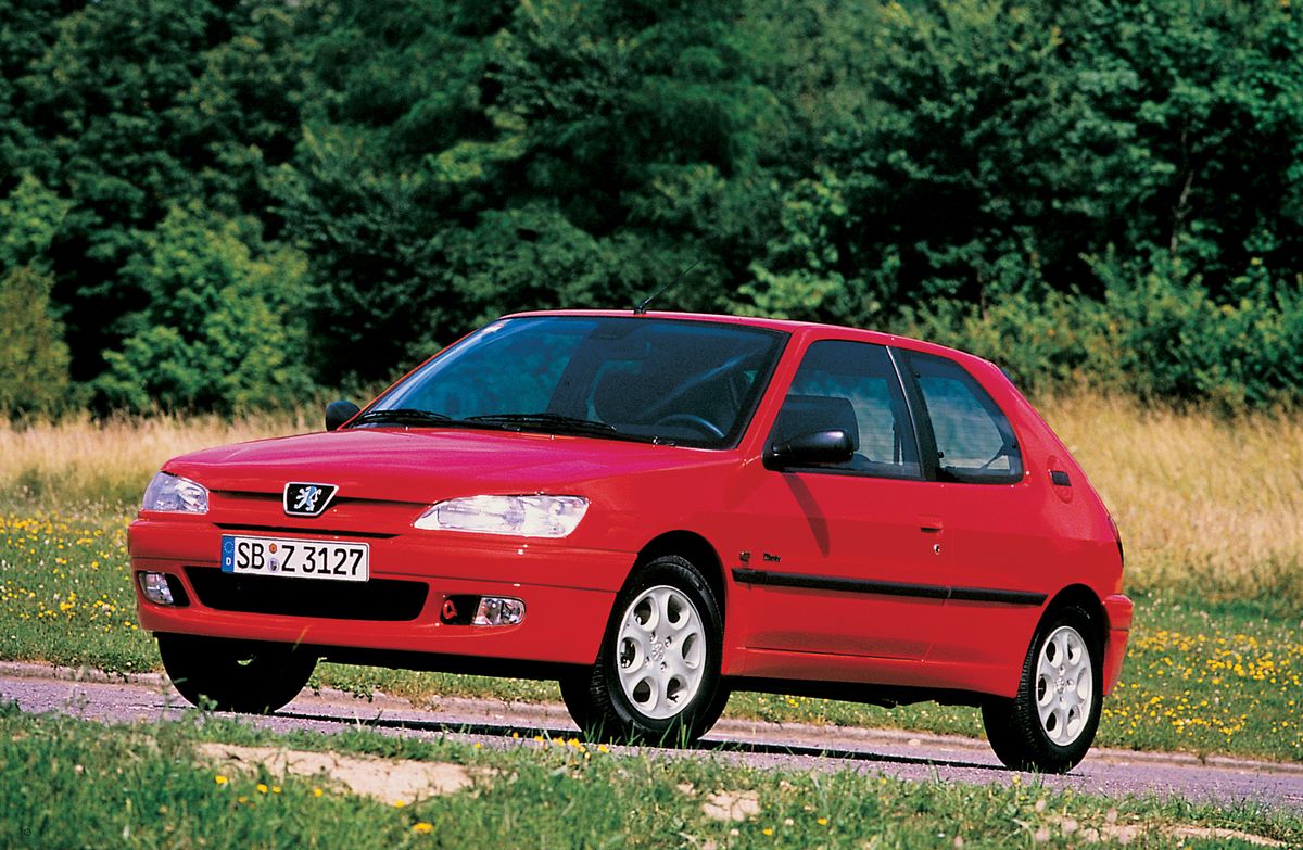 Peugeot 306 1993. Carrosserie, extérieur. Mini 3-portes, 1 génération