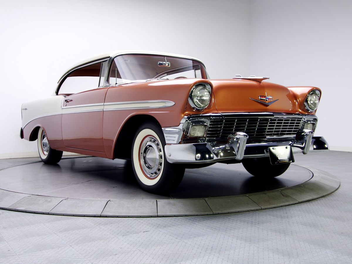 Chevrolet Bel Air 1955. Carrosserie, extérieur. Coupé, 2 génération