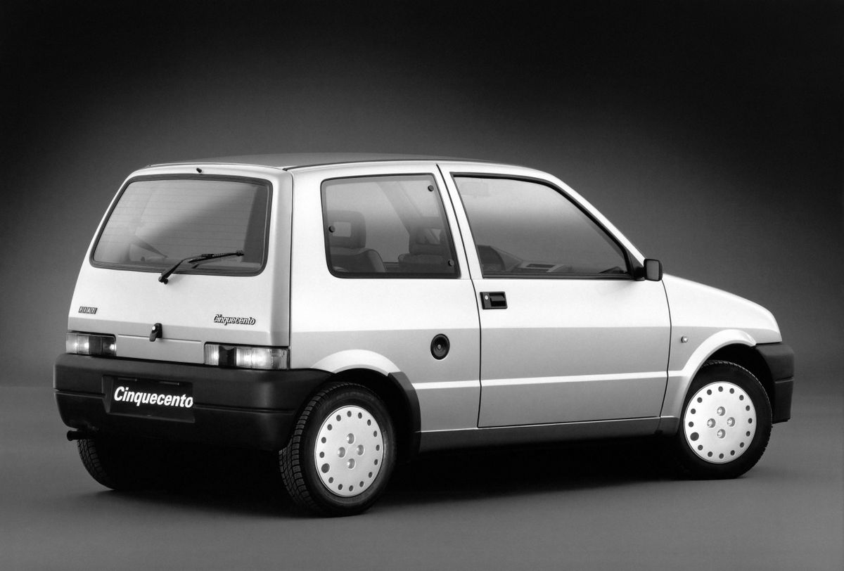 Fiat Cinquecento 1991. Carrosserie, extérieur. Mini 3-portes, 1 génération