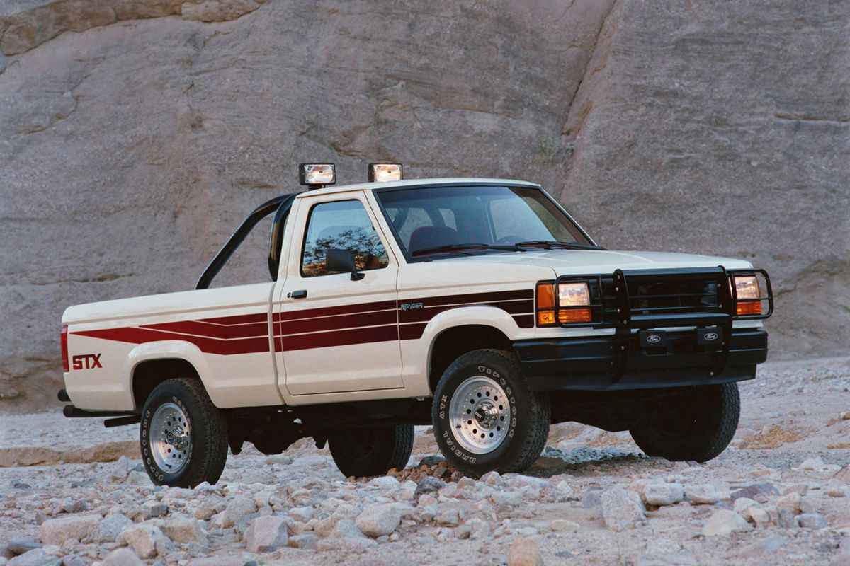 פורד ריינג'ר (צפון אמריקה) ‏1989. מרכב, צורה. טנדר תא קצר, 1 דור, שדרוג