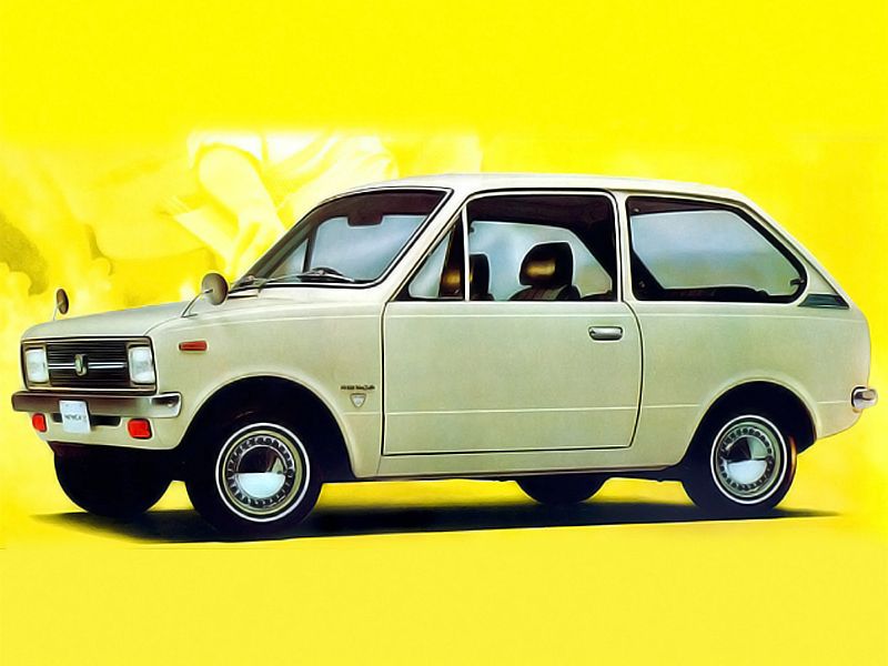 מיצובישי  מיניקה 1969. מרכב, צורה. מיני 3 דלתות, 2 דור