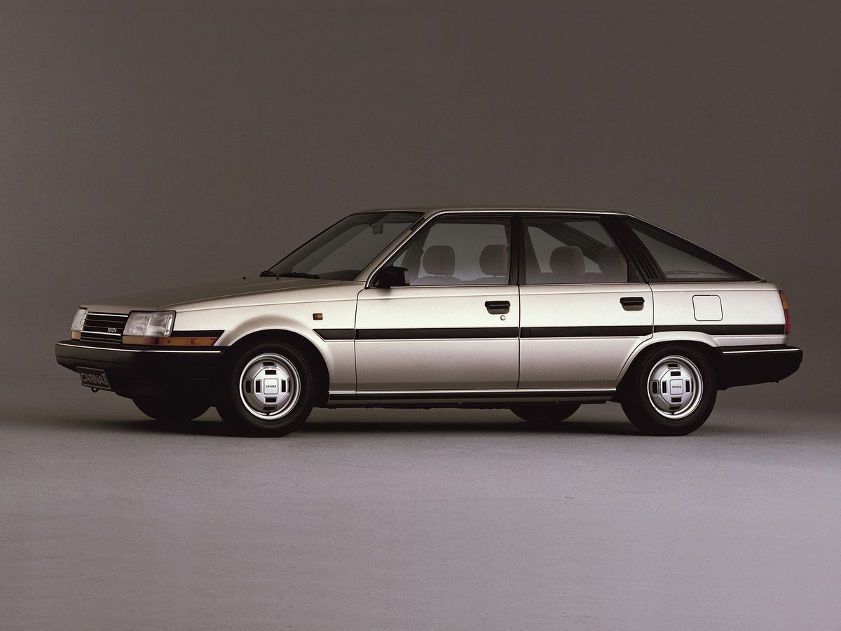 Toyota Carina 1984. Carrosserie, extérieur. Hatchback 5-portes, 4 génération