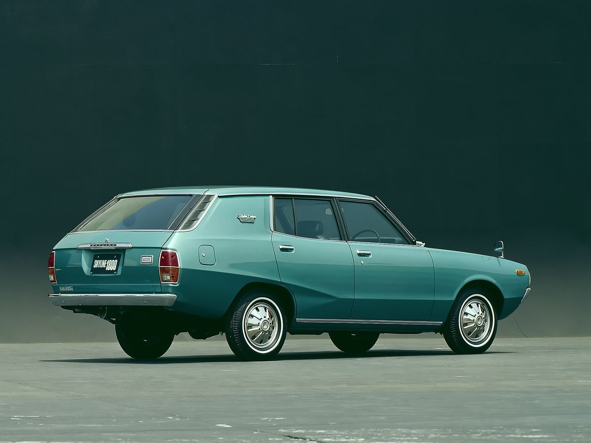 Nissan Skyline 1972. Carrosserie, extérieur. Break 5-portes, 4 génération