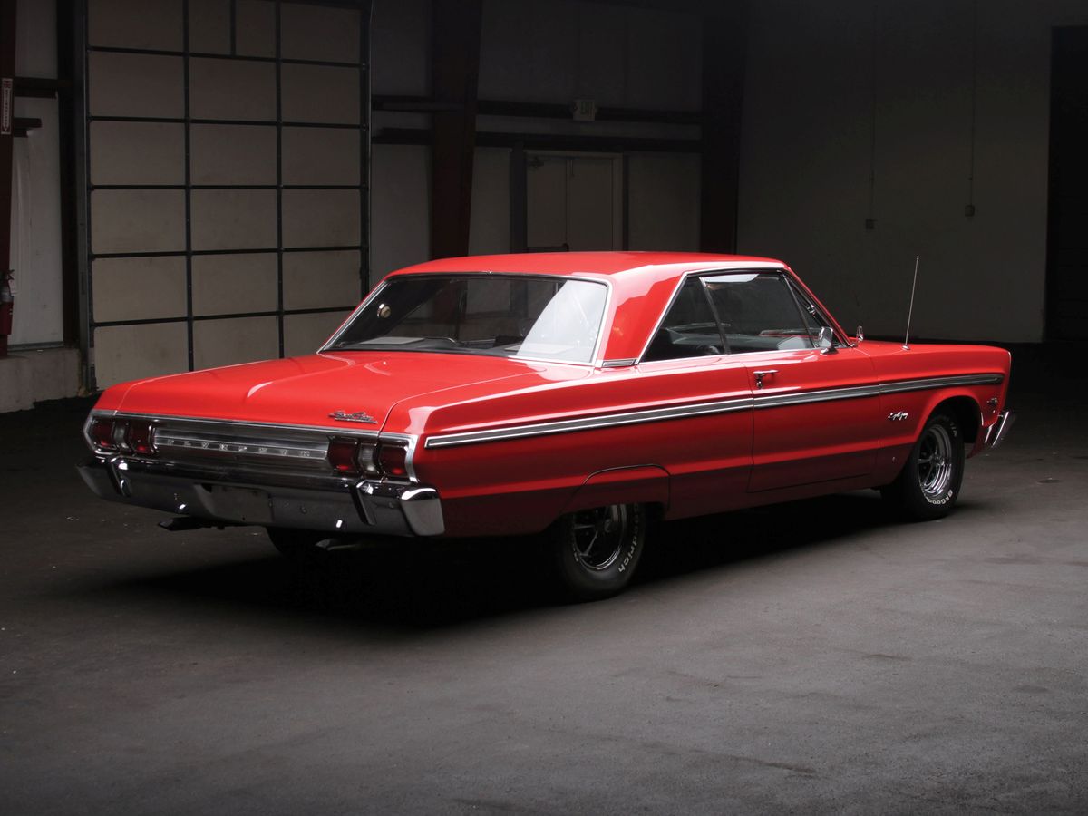 Plymouth Fury 1965. Carrosserie, extérieur. Coupé sans montants, 4 génération