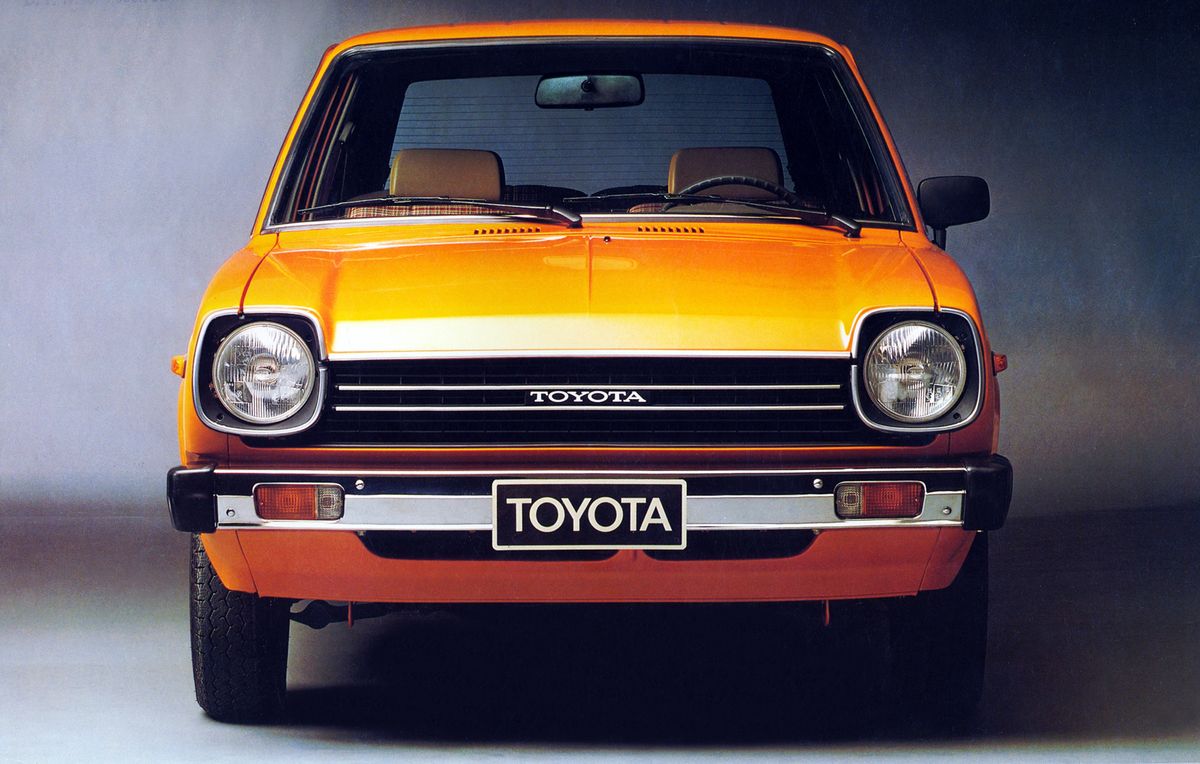 Toyota Starlet 1978. Carrosserie, extérieur. Mini 3-portes, 2 génération