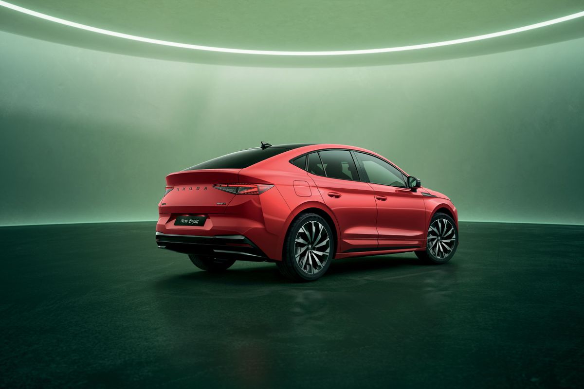 Skoda Enyaq Coupe iV 2025. Кузов, экстерьер. Кроссовер Купе, 1 поколение, рестайлинг