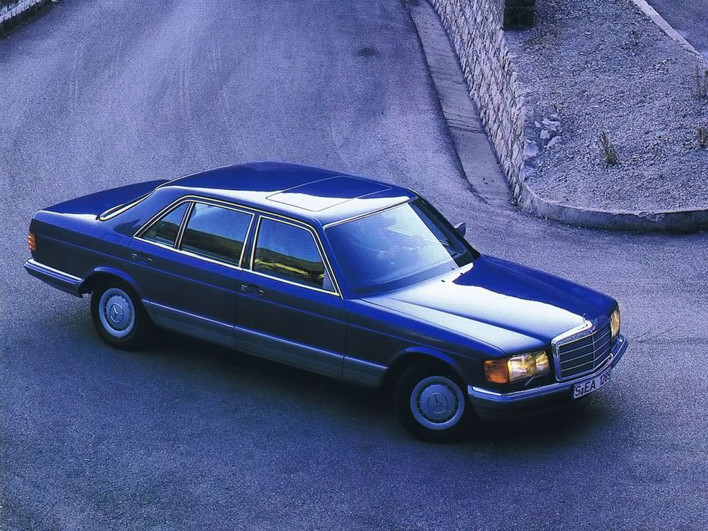 Mercedes S-Class 1979. Carrosserie, extérieur. Berline longue, 2 génération