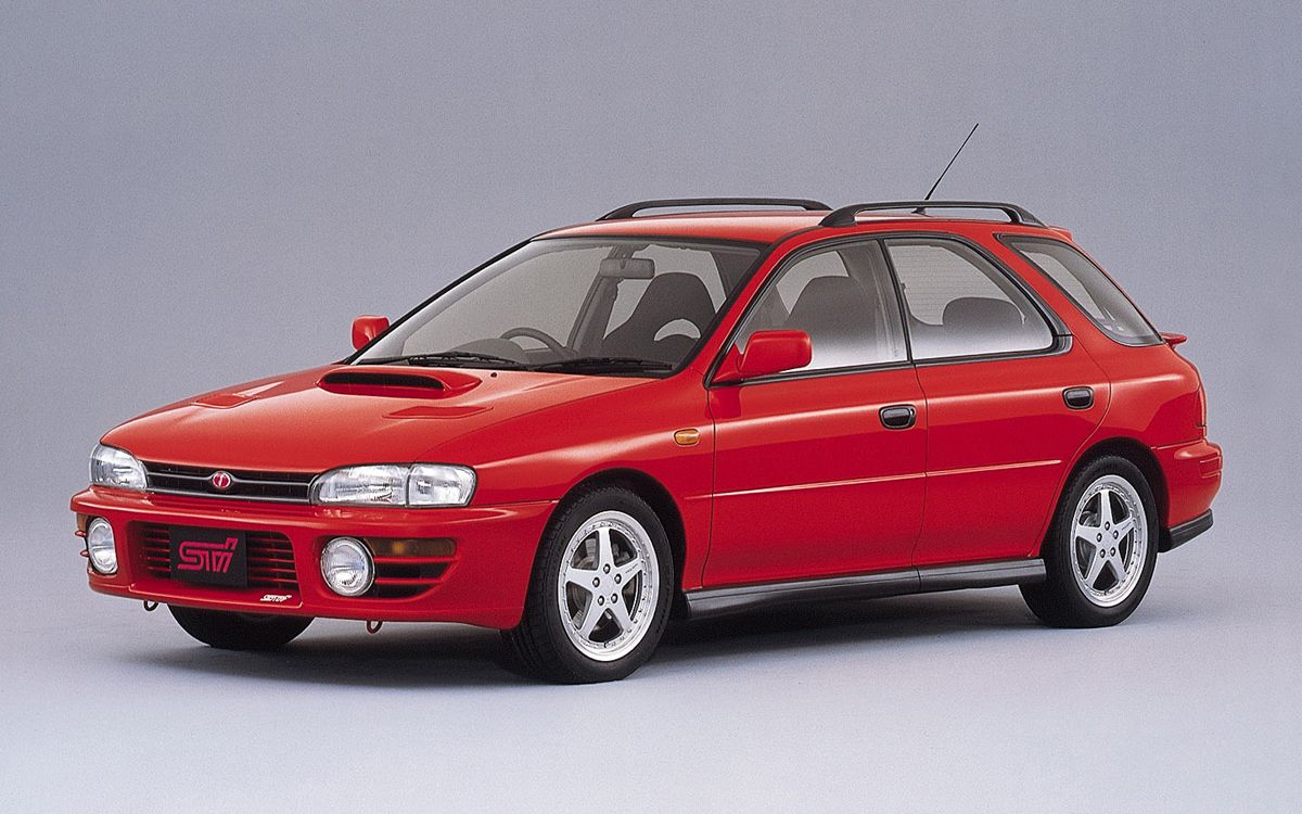 Subaru Impreza WRX STi 1994. Carrosserie, extérieur. Break 5-portes, 1 génération