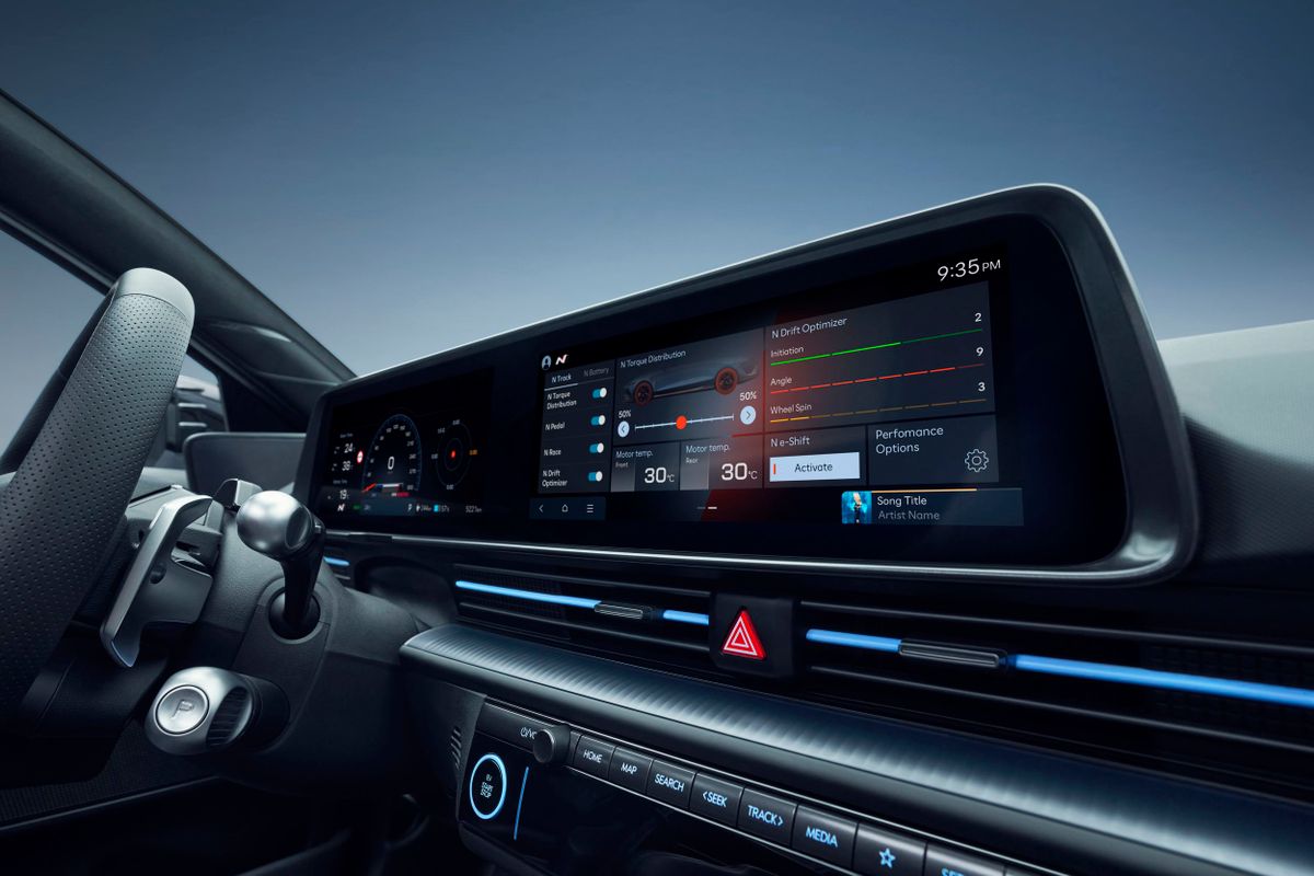 Hyundai IONIQ 6 N 2025. Панель приборов. Седан, 1 поколение