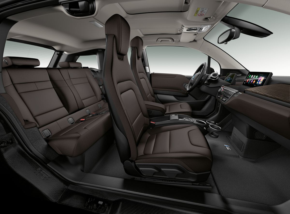 BMW i3 2017. Intérieur. Mini 5-portes, 1 génération, restyling