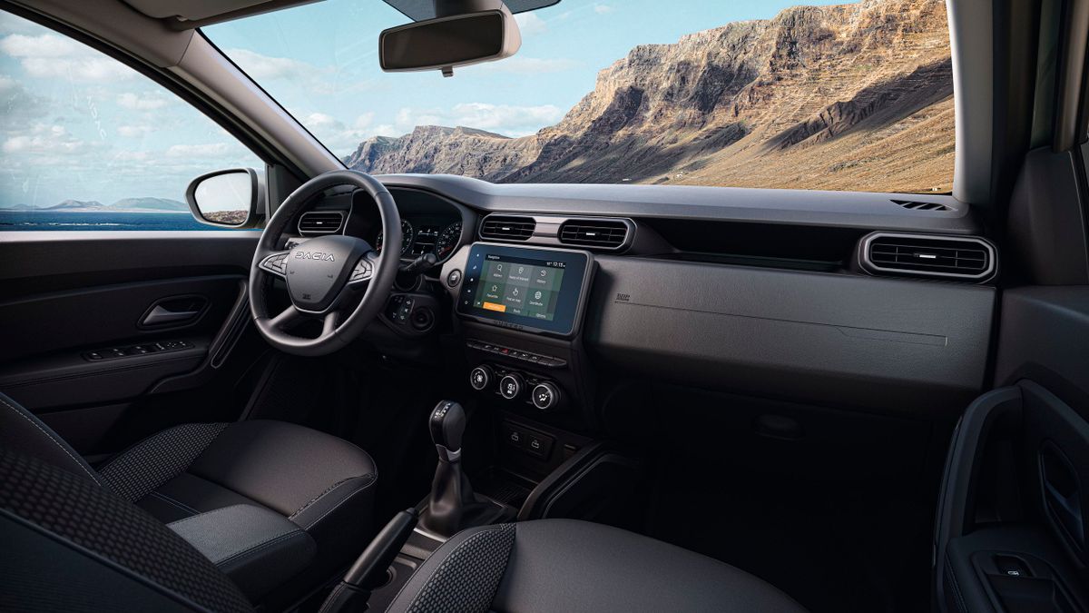 Dacia Duster 2022. Front seats. SUV 5-doors, 2 generation, restyling 2