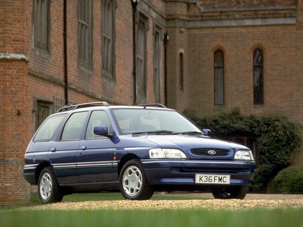 Ford Escort 1991. Carrosserie, extérieur. Break 5-portes, 5 génération, restyling 1