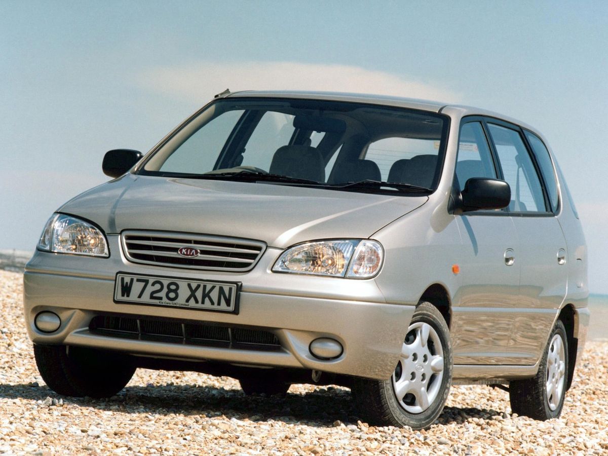 Kia Carens 1999. Carrosserie, extérieur. Compact Van, 1 génération