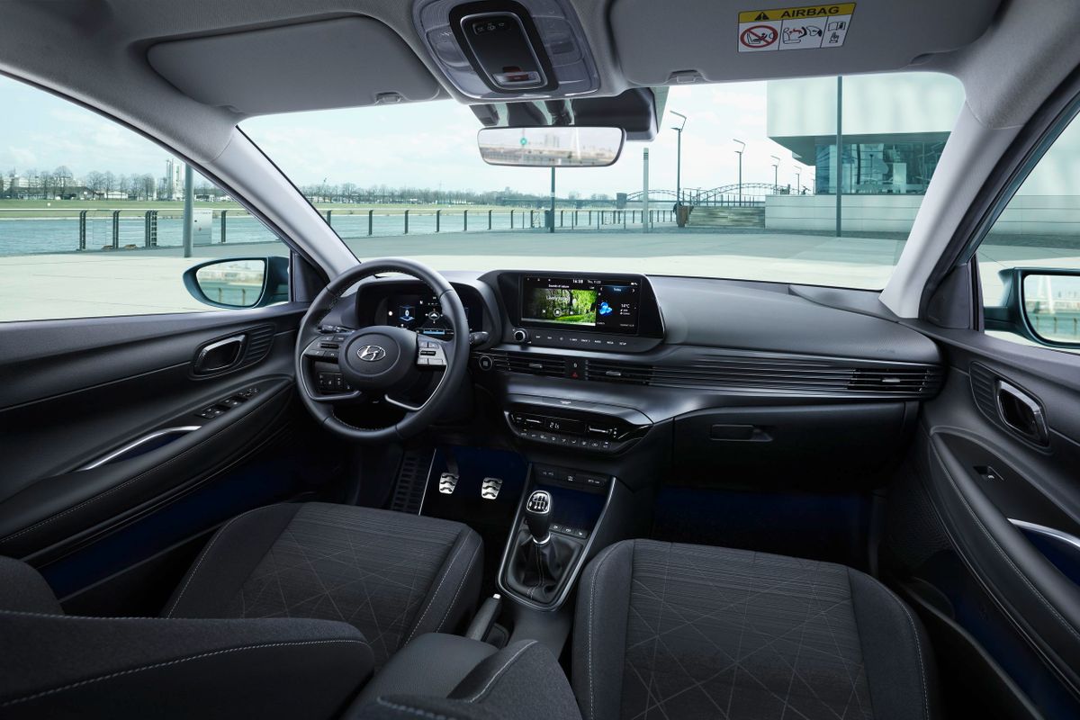 Hyundai Bayon 2021. Front seats. SUV 5-doors, 1 generation