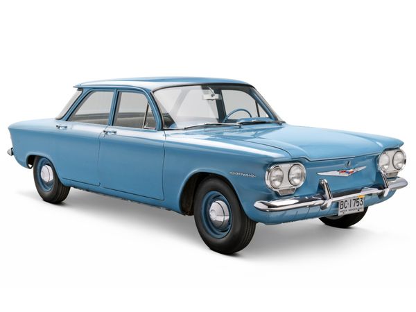 Chevrolet Corvair 1959. Carrosserie, extérieur. Berline, 1 génération