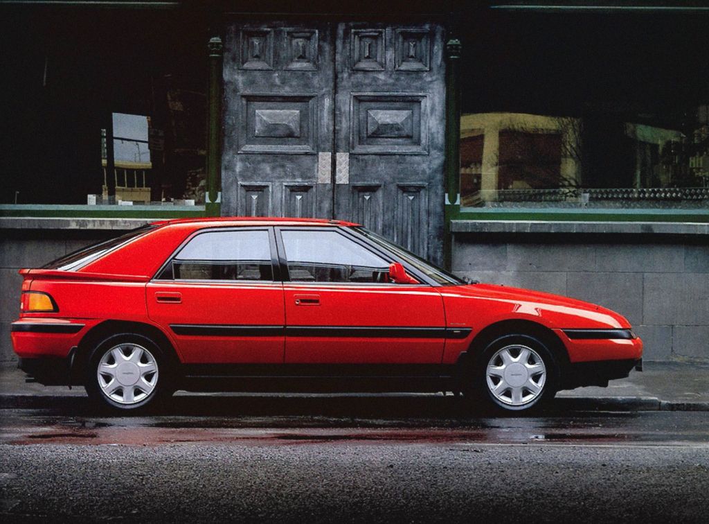 Mazda 323 Lantis 1989. Carrosserie, extérieur. Hatchback 5-portes, 4 génération