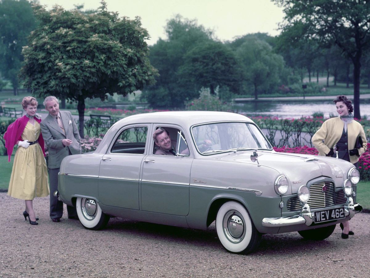 Ford Zephyr 1951. Carrosserie, extérieur. Berline, 1 génération