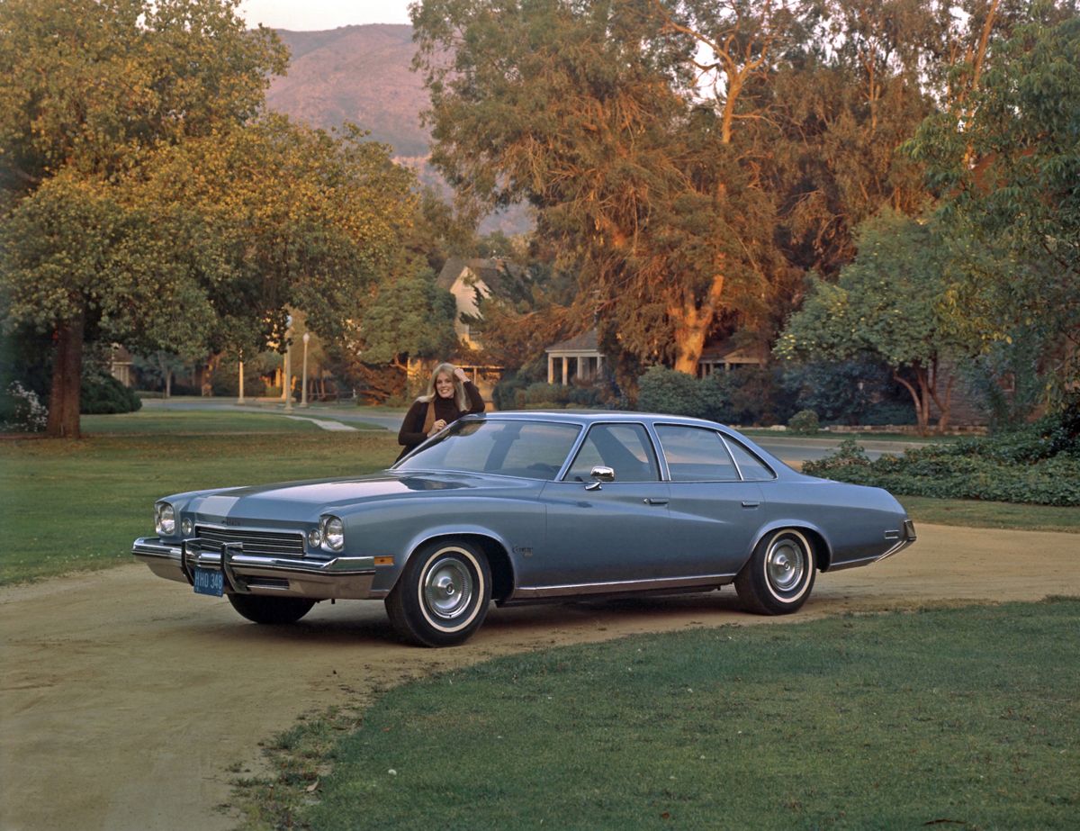 Buick Century 1973. Carrosserie, extérieur. Berline, 3 génération
