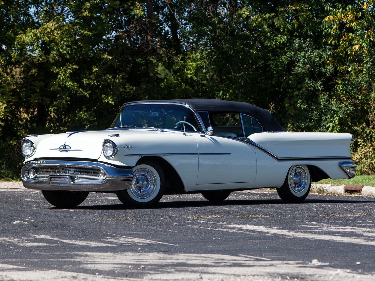 Oldsmobile Ninety Eight 1957. Bodywork, Exterior. Cabrio, 4 generation