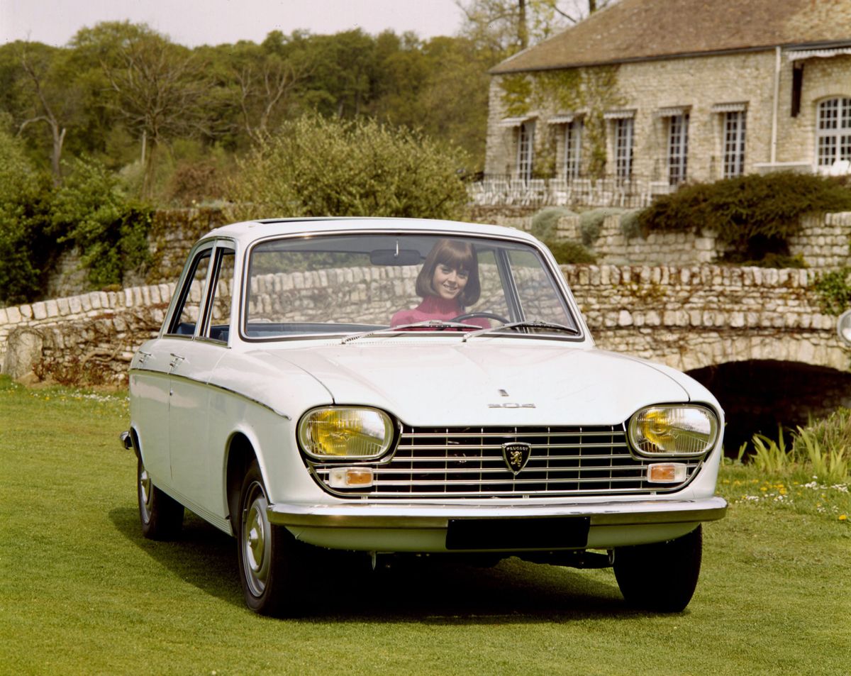Peugeot 204 1965. Carrosserie, extérieur. Berline, 1 génération