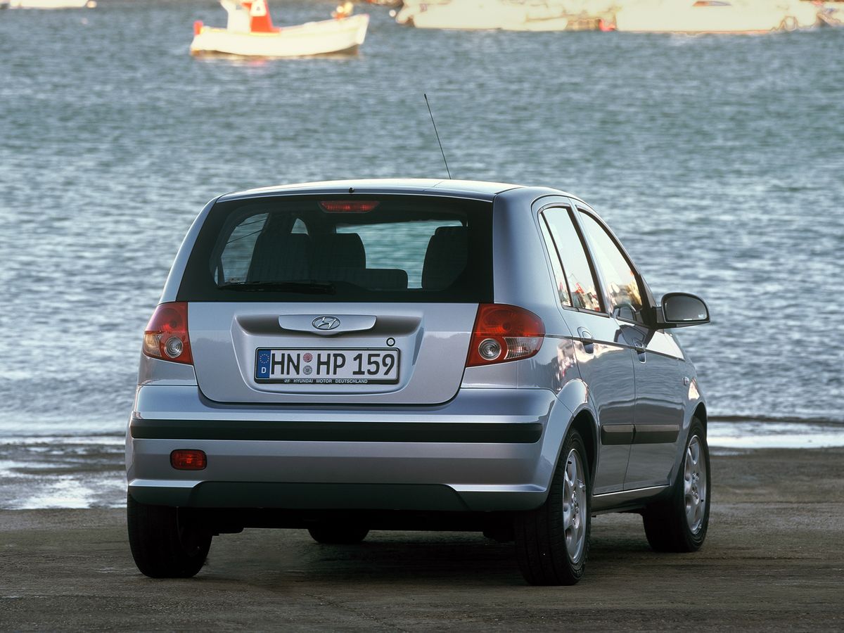 Hyundai Getz 2002. Carrosserie, extérieur. Hatchback 5-portes, 1 génération