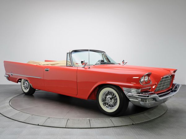 Chrysler 300 Letter Series 1957. Carrosserie, extérieur. Cabriolet, 3 génération