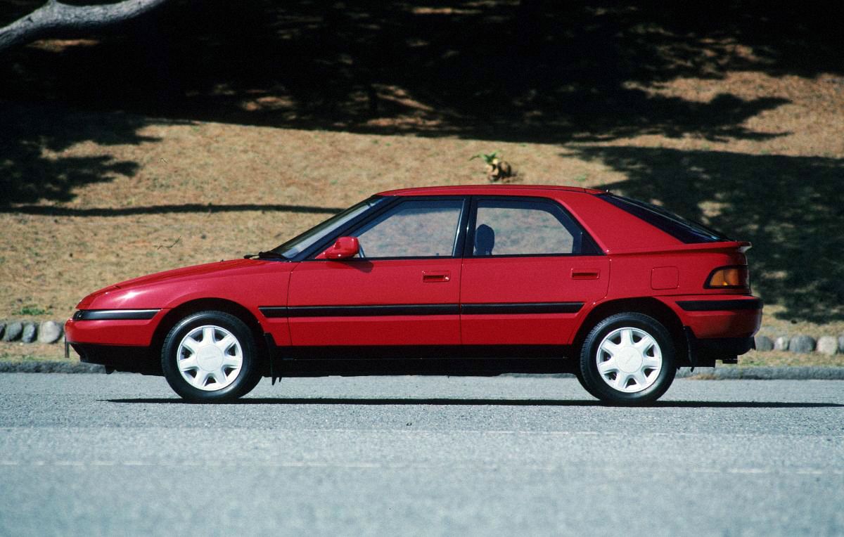 Mazda Familia 1989. Carrosserie, extérieur. Hatchback 5-portes, 7 génération