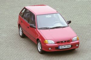 סובארו ג'סטי ‏1995. מרכב, צורה. מיני 5 דלתות, 2 דור