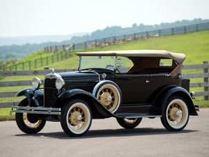 פורד דגם A ‏1927. מרכב, צורה. פייטון, 1 דור