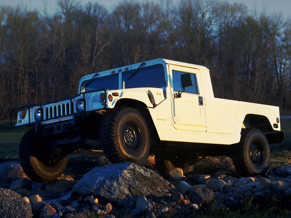 Hummer H1 1992. Carrosserie, extérieur. 1 pick-up, 1 génération