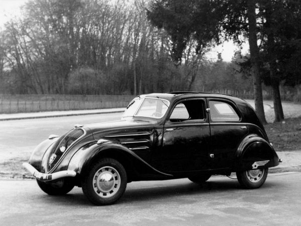 Peugeot 402 1935. Carrosserie, extérieur. Berline, 1 génération