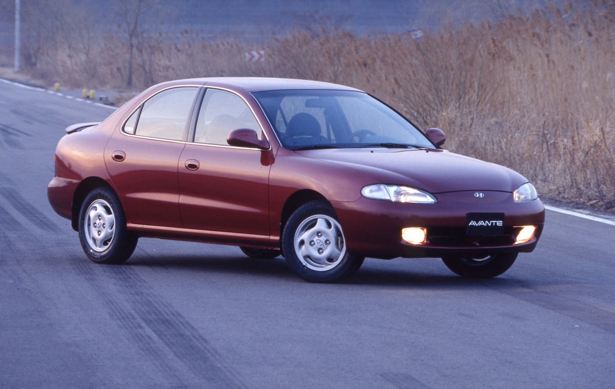 Hyundai Avante 1995. Bodywork, Exterior. Sedan, 2 generation