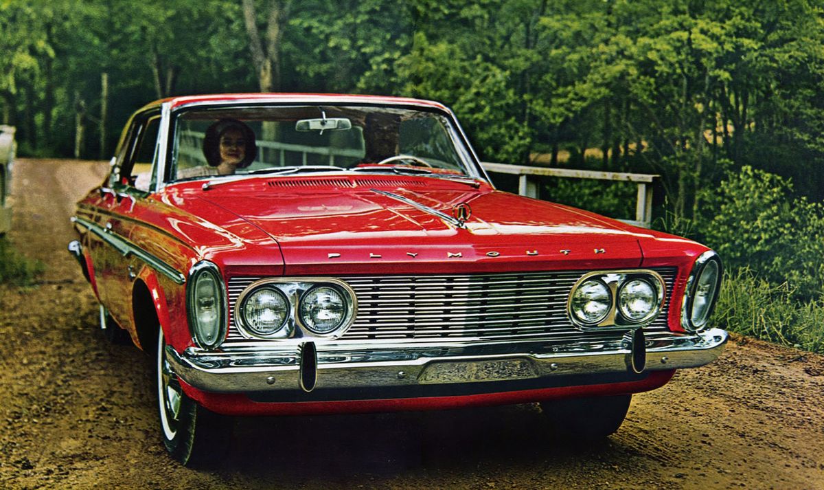 Plymouth Fury 1962. Carrosserie, extérieur. Berline sans pilier central, 3 génération