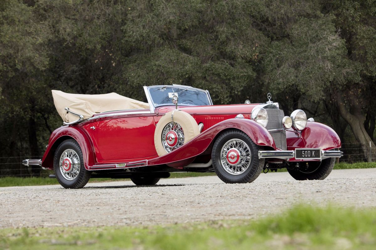 Mercedes-Benz W29 1934. Carrosserie, extérieur. Cabriolet, 1 génération