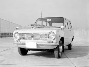 ניסאן סאני 1966. מרכב, צורה. סטיישן 3 דלתות, 1 דור