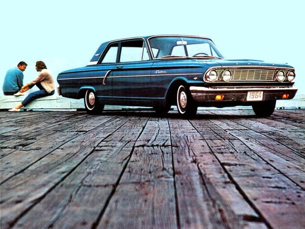 Ford Fairlane 1962. Bodywork, Exterior. Sedan 2-doors, 4 generation