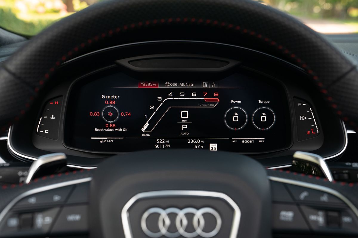 Audi RS Q8 2020. Tableau de bord. VUS 5-portes, 1 génération