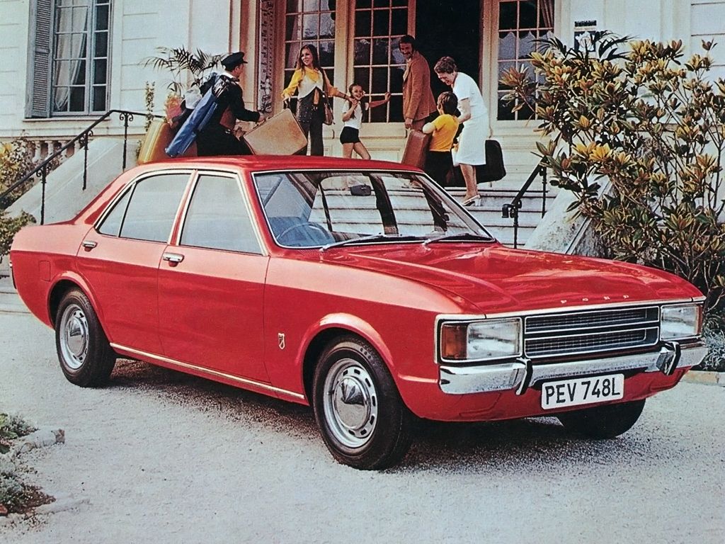 Ford Consul 1972. Carrosserie, extérieur. Berline, 1 génération