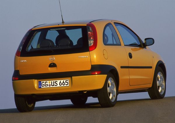 Opel Corsa 2000. Carrosserie, extérieur. Mini 3-portes, 3 génération