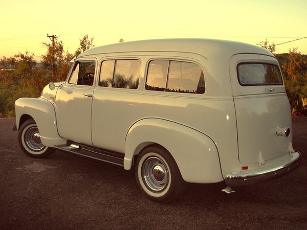 Chevrolet Suburban 1947. Carrosserie, extérieur. Break, 3 génération