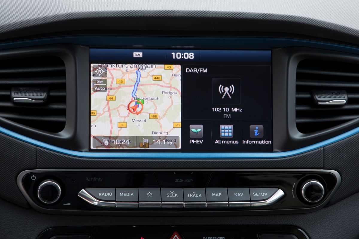 Hyundai IONIQ 2016. Système de navigation. Liftback, 1 génération
