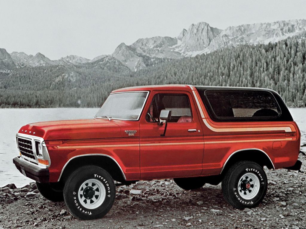 Ford Bronco 1978. Carrosserie, extérieur. VUS 3-portes, 2 génération