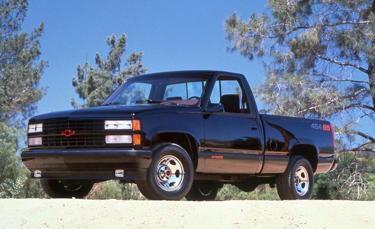 Chevrolet C/K 1988. Carrosserie, extérieur. 1 pick-up, 4 génération