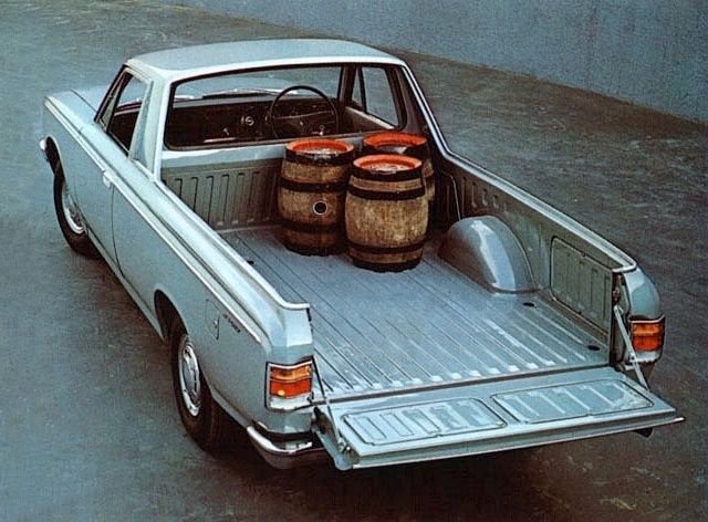 Toyota Crown 1967. Trunk. Pickup, 3 generation