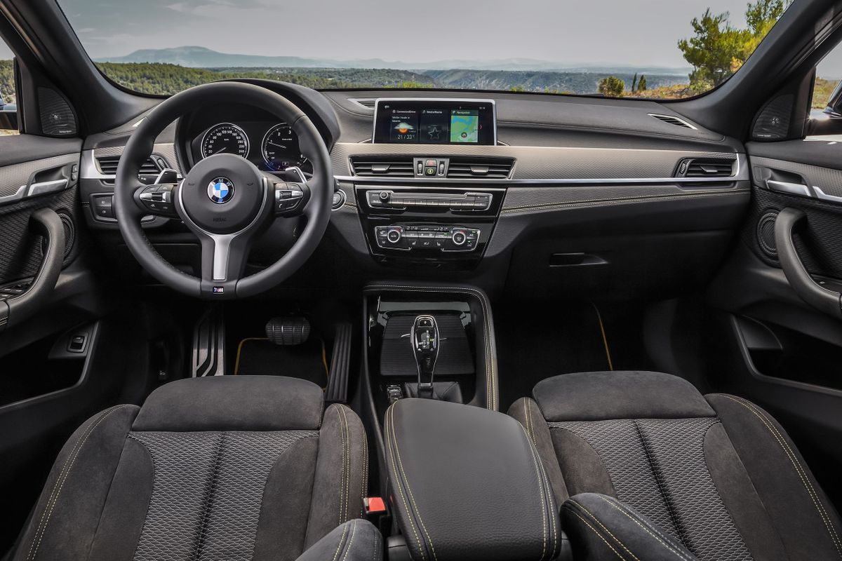 BMW X2 2017. Front seats. SUV 5-doors, 1 generation